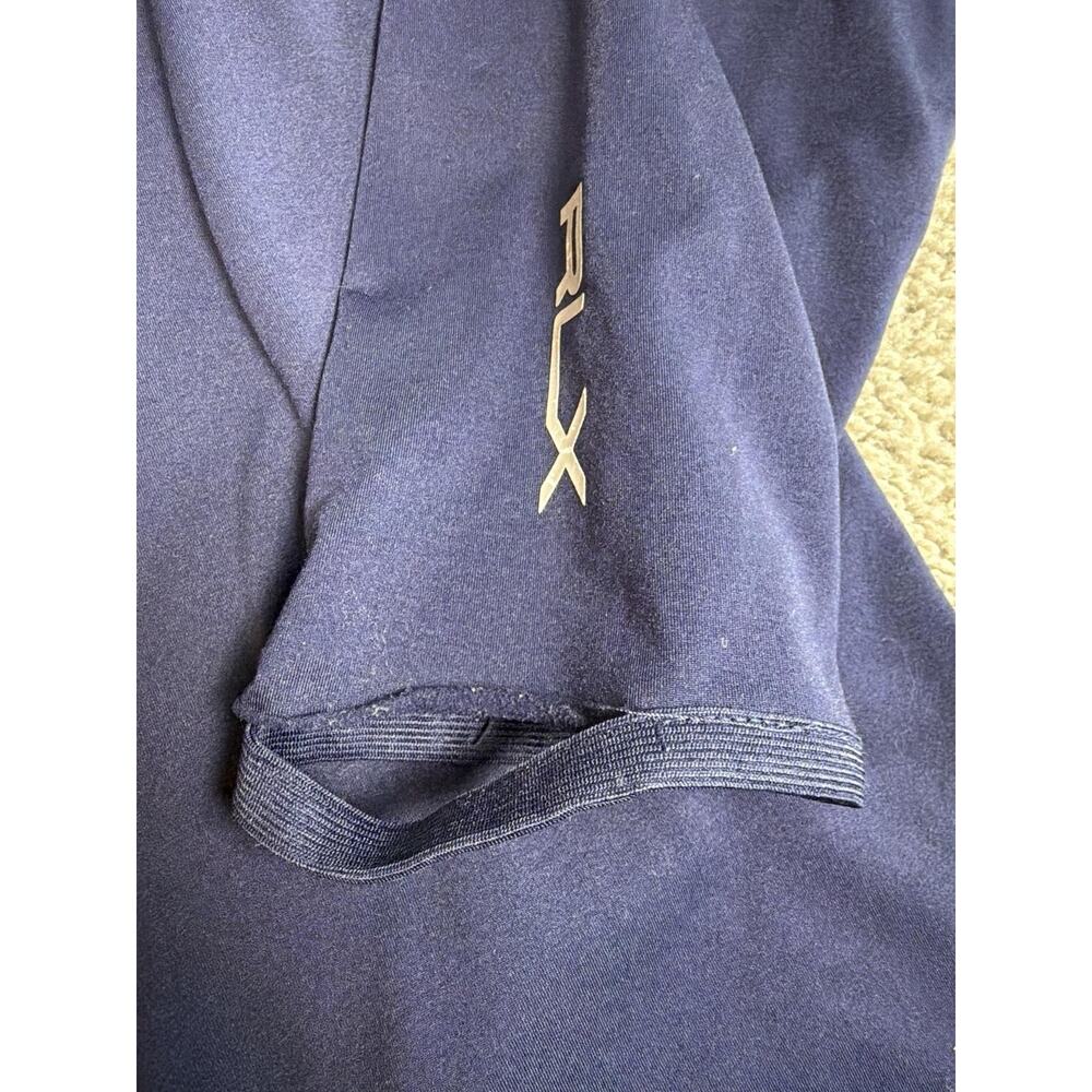 RLX Ralph Lauren Golf Jacket Mens XL Navy Windshirt 1/4 Zip Moisture Wicking - Picture 5 of 10